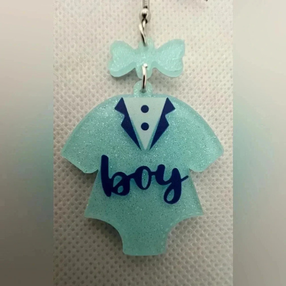 Boy & Girl | dangle earring set. - Picture 9 of 12